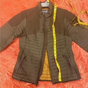 Eddie Bauer Olive Quilted Jacket